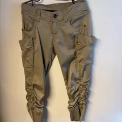 qualite パンツ ベージュ