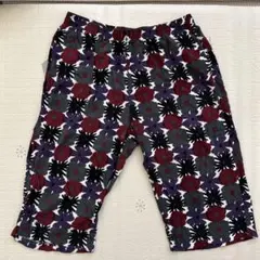 赤 ワイドパンツ