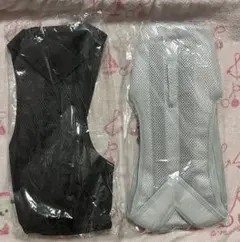 ✧新品未使用✧猫背矯正ベルト Mサイズ 黒・グレー(背中痛&スマホ首改善)