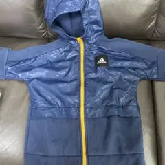 adidas フード付きジャケット 140cm ネイビー