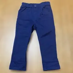 新品未使用　ミキハウス パンツ ネイビー 90 コットン