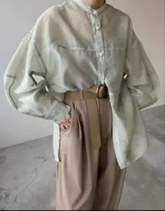 シアーシャツ 長袖
