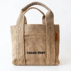 西海岸系☆LUSSO SURF マルチポケットトートバッグ　ブラウンのサムネイル