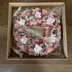 Promenade ドライフラワーリース 約30cm