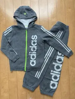 adidas スウェット上下　セットアップ　150 パーカー
