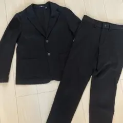 UNIQLO ユニクロ ブラック スーツ 上下 150サイズ フォーマル
