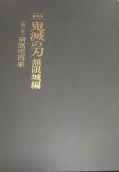 劇場版 鬼滅の刃 無限城編 パンフレット 初回限定版
