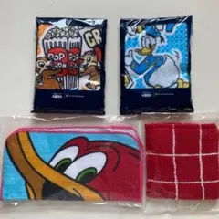 【最終価格】ディズニー　タオル　USJ　4枚　ハンドタオル　ミニ　新品　非売品