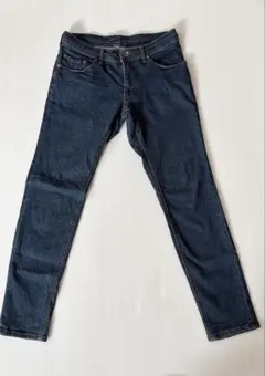 【美品】コムサイズム ストレッチ デニムパンツ 濃紺 S 47-51PN07のサムネイル