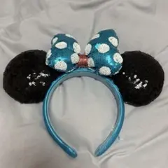 ミニーカチューシャ　水色