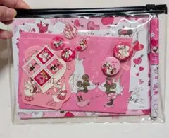 ミッキー＆ミニー　バレンタインレターセット