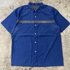 STUSSY ステューシー 半袖 ワークシャツ L ブルーのサムネイル