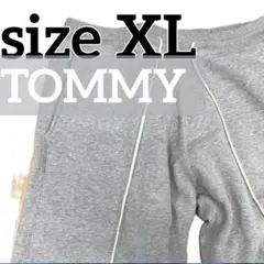トミーヒルフィガー スウェットパンツ 1985 ローマ数字 グレー