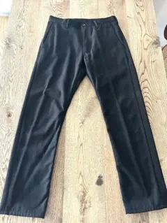 美品 コムデギャルソン オム ワイド スラックス ダークネイビー 綿 M