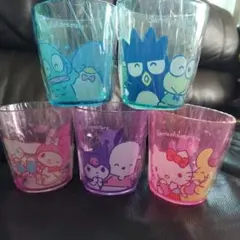 サンリオ　プラコップ　タンブラー　クリア　コップ　キティ　マイメロ　シナモン