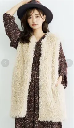 【coca】ファーベスト　アイボリー