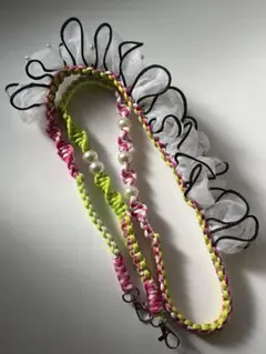 ハンドメイド　スマホショルダー　パラコード