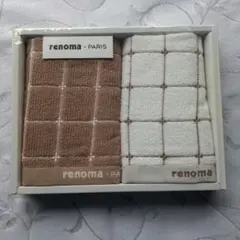 RENOMA PARIS タオルハンカチ２枚組　未使用品のサムネイル