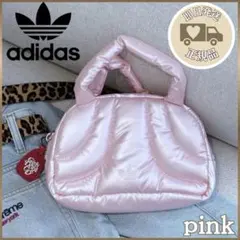 adidas ✨オリジナルス ミニボーリングバッグ メタリックピンク