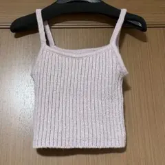 ♪ 新品　キャミソール　チュニック　チューブトップ　ピンク