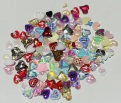 ハート ネイルパーツ デコパーツ 120個 まとめ売り お買い得！