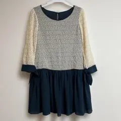 FREE'S SHOP 長袖ワンピース　Mサイズのサムネイル