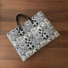 ハンドメイド トートバッグ ミナペルホネン forest tile