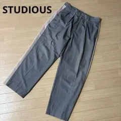⭕️STUDIOUS メンズパンツ グレー サイドラインあり ウエストゴム