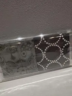 ミナペルホネン生地テキスタイル☆ハンドメイドファブリックボード　タンバリン