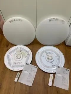 니토리 LED 천장 조명 2개 세트 피프스 12J 프리메라 3 6J