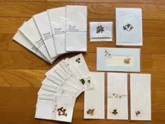 黒谷和紙封筒，一筆箋，ミニカード，メッセージカード，ポストカードのセット【A】