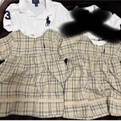Polo Ralph Lauren ポロシャツ チェックワンピース セットのサムネイル