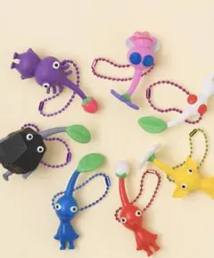 ピクミン ストラップ 3個セット（白、黒、赤）