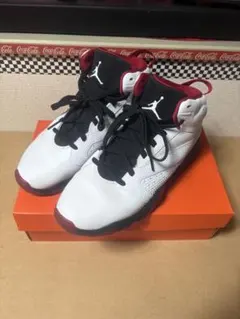 NIKE JORDAN スニーカー ホワイト レッド ブラック