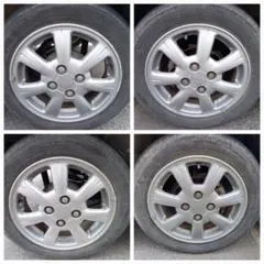 スズキ純正 14インチ ホイールセット 165/55/R14 4本セット - メルカリ