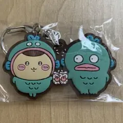 ちいかわ×サンリオ なかよしラバーマスコット くりまんじゅう ハンギョドン