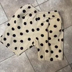 水玉模様ハーフパンツ キッズ用