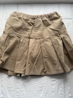 プティマイン　ベージュスカート 110サイズ