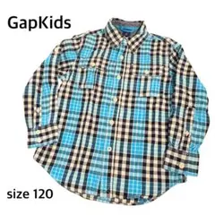 Gap kids ギャップキッズ 長袖チェックシャツ 120
