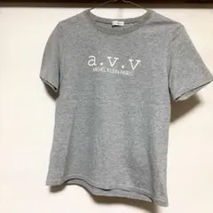 a.v.v MICHEL KLEIN PARIS ロゴ 半袖 Tシャツ グレーのサムネイル