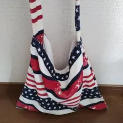 HALEIWA HAPPY MARKET 星条旗柄 ショルダーバッグのサムネイル