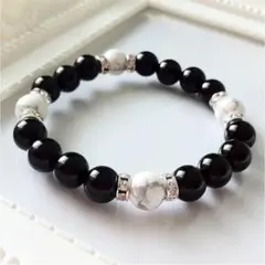 ネガティブな感情を沈めて身を守るパワーストーンブレスレット15cm