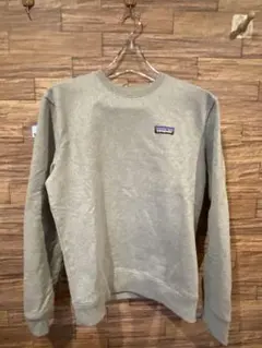 patagonia グレー クルーネック トレーナー S