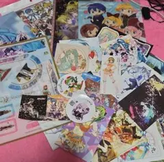 初音ミク ボカロ関連　ポストカード・クリアファイル、シールセット 多数