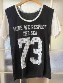 BLUE MOON BLUE 半袖Tシャツ 73ロゴのサムネイル