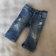 GAP ダメージ加工デニムパンツ 6-12ヶ月