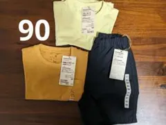 無印良品　速乾性ハーフパンツ　半袖Tシャツ2枚セット