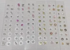 0時までさらにお値下げ！サービス品　耳ツボジュエリー１２０粒金アレ対応