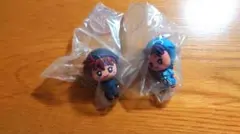 忍たま乱太郎　 摂津のきり丸　土井半助 フィギュア にょきんと