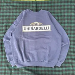 ヘインズ USA製 プリント スウェット ナス紺